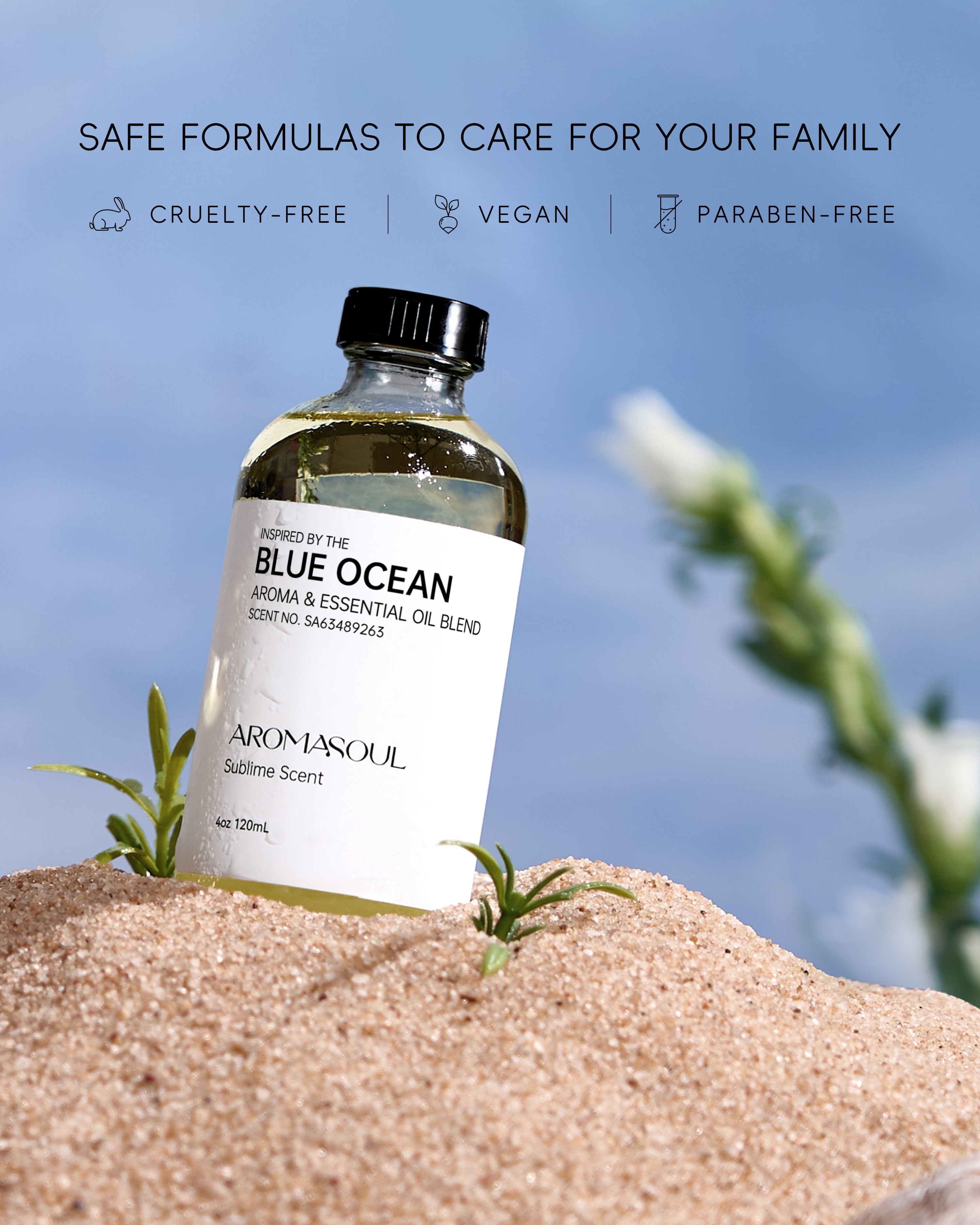 Essential Oil Inspired by Blue Ocean - AROMASOUL