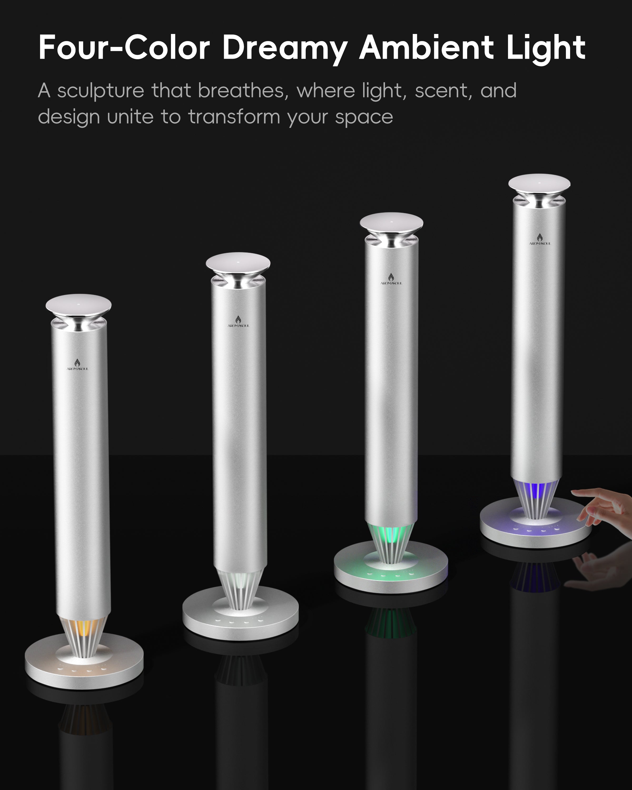 AROMASOUL Diffuser V900S Silver