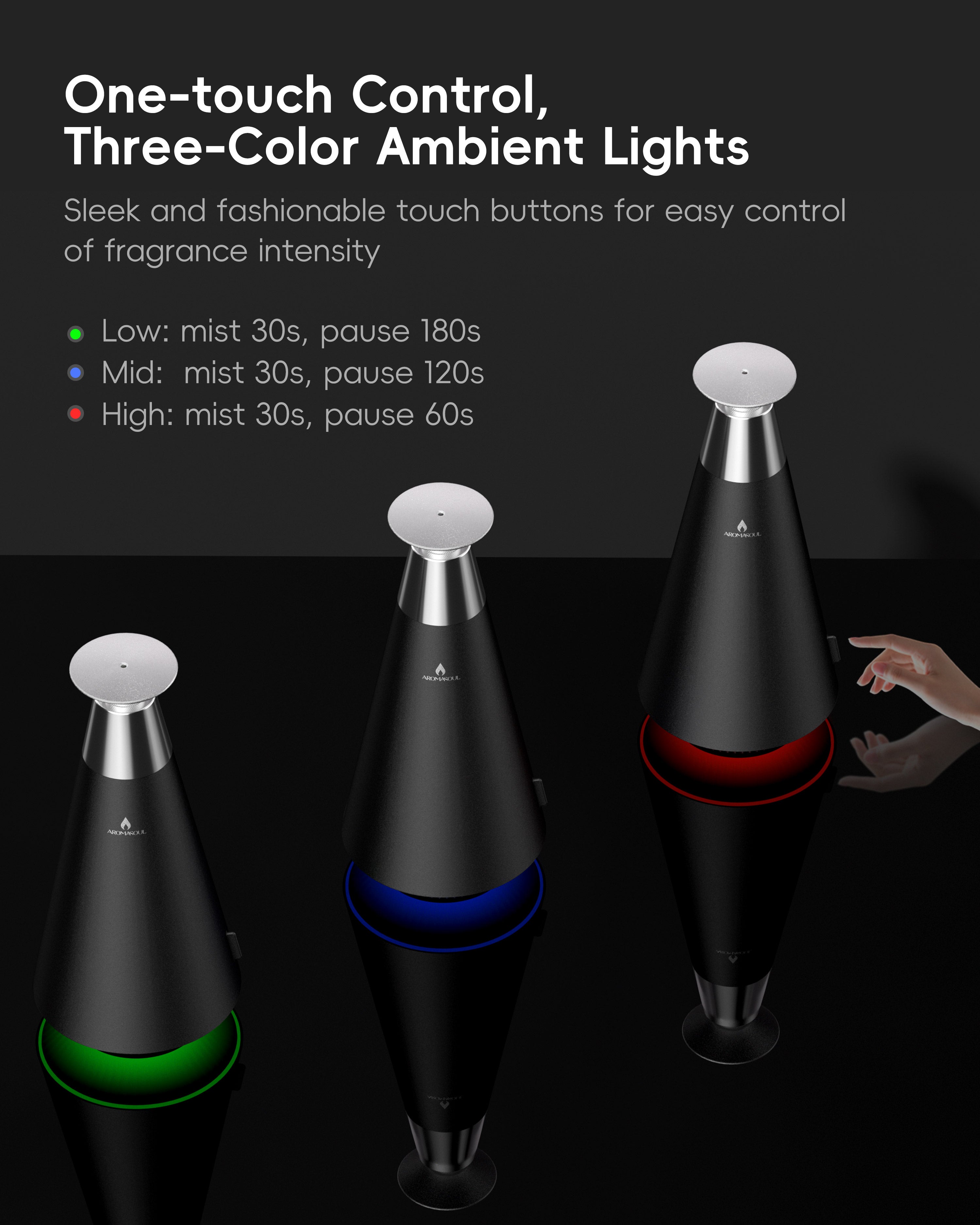 BLACK i7 Waterless Essential Oil Diffuser