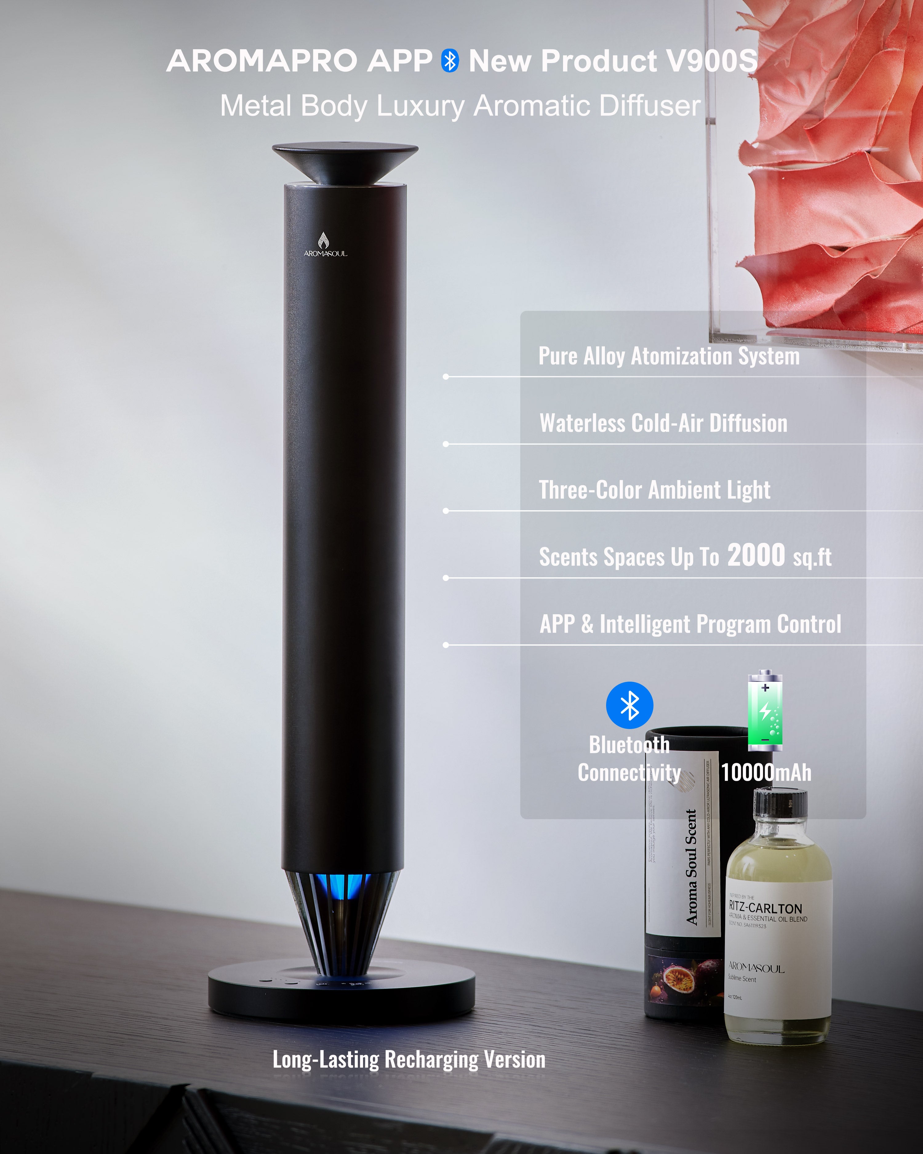 BLACK V900S Scent Diffuser Starter - AROMASOUL