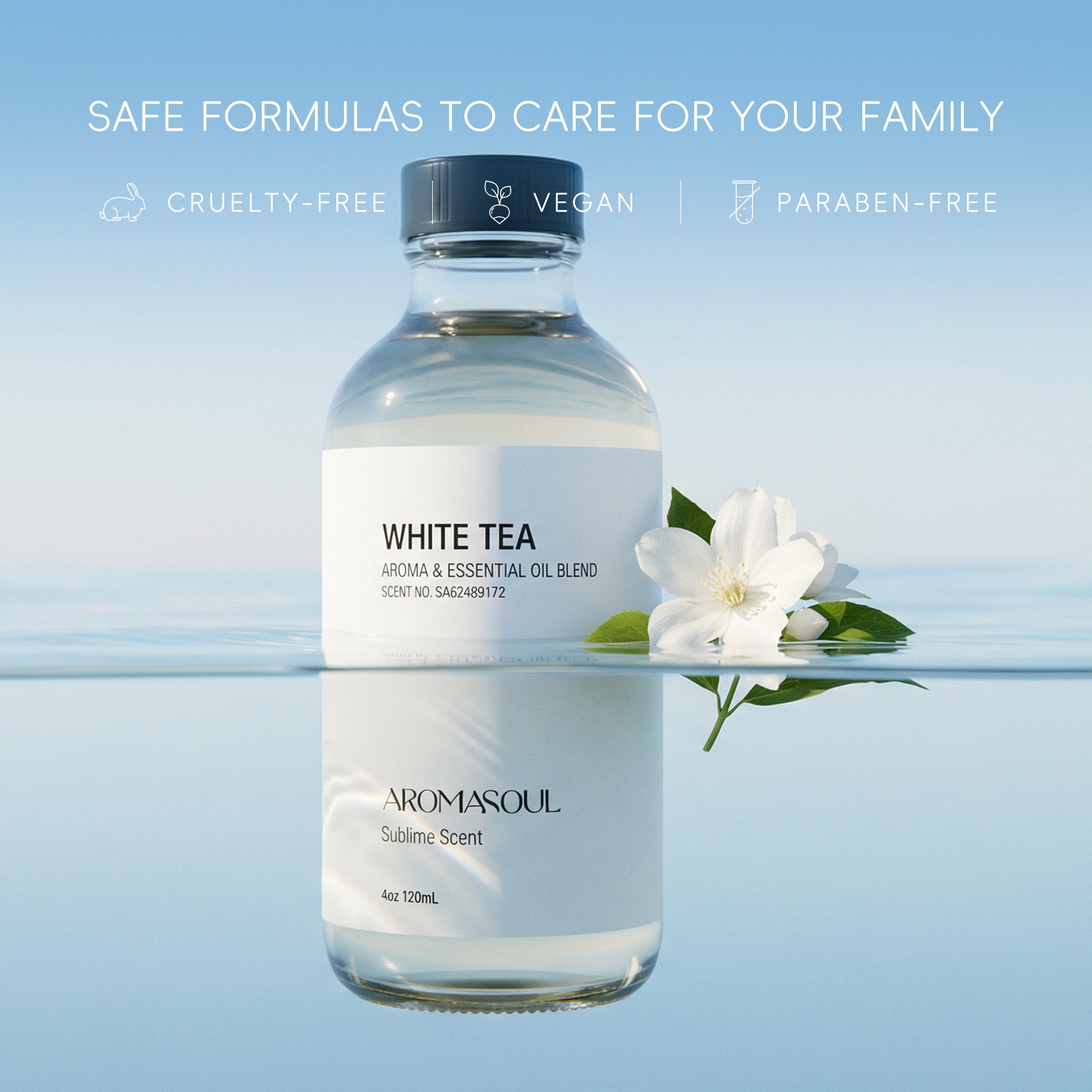 White Tea Aroma Essential Oil Blend Sublime Scent - AROMASOUL