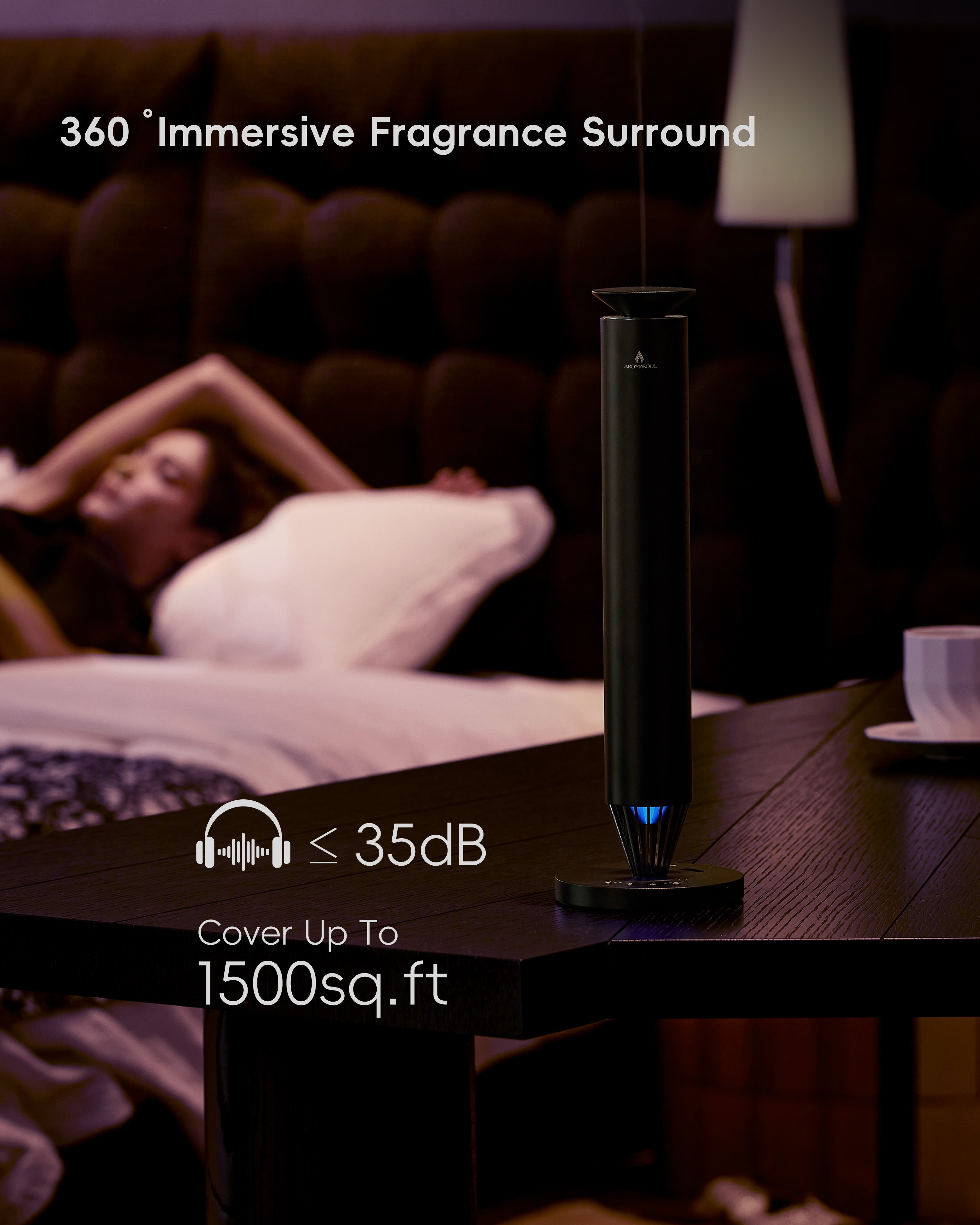 AROMASOUL Diffuser V900S Black - AROMASOUL