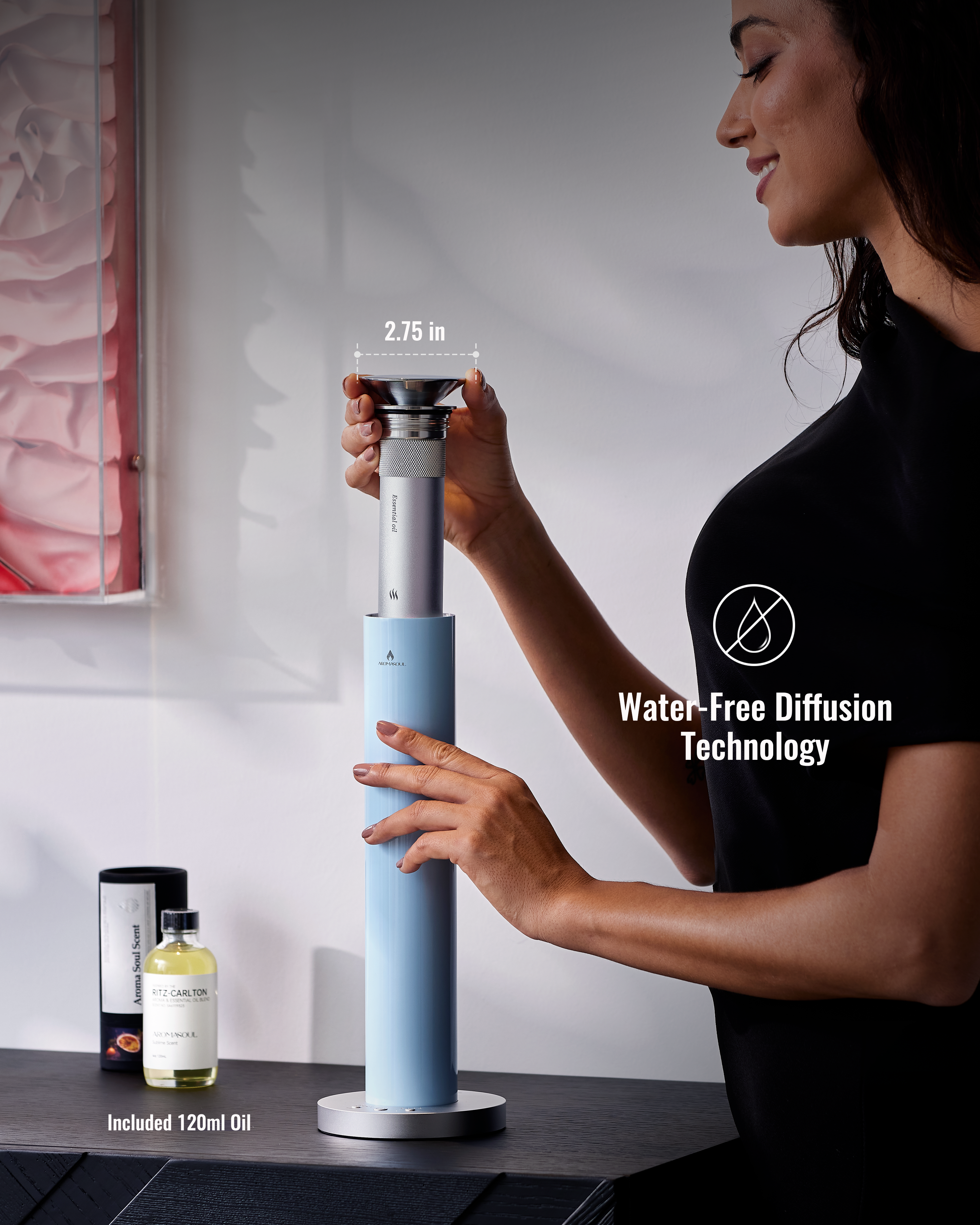 AROMASOUL Diffuser A900S in Pastel Blue - AROMASOUL