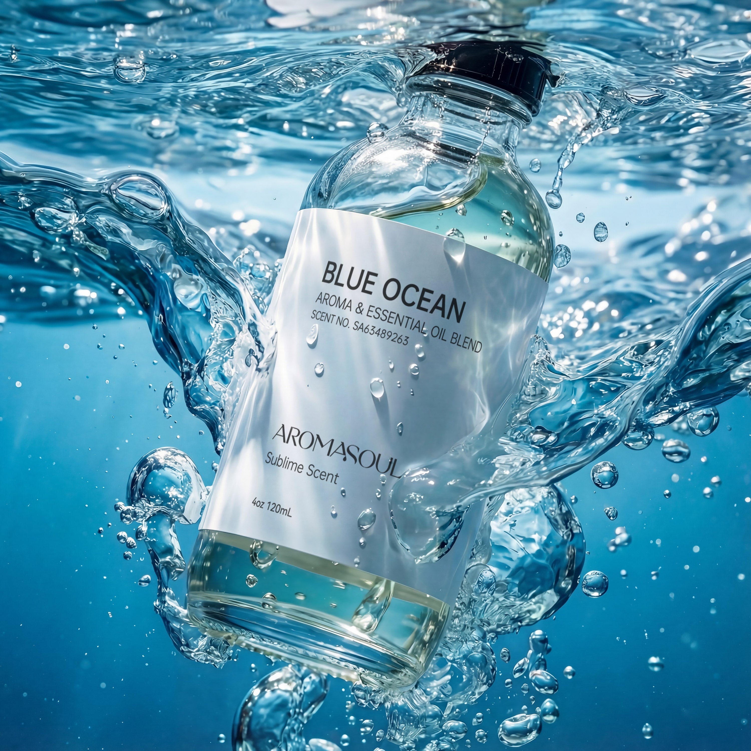 Essential Oil Inspired by Blue Ocean - AROMASOUL