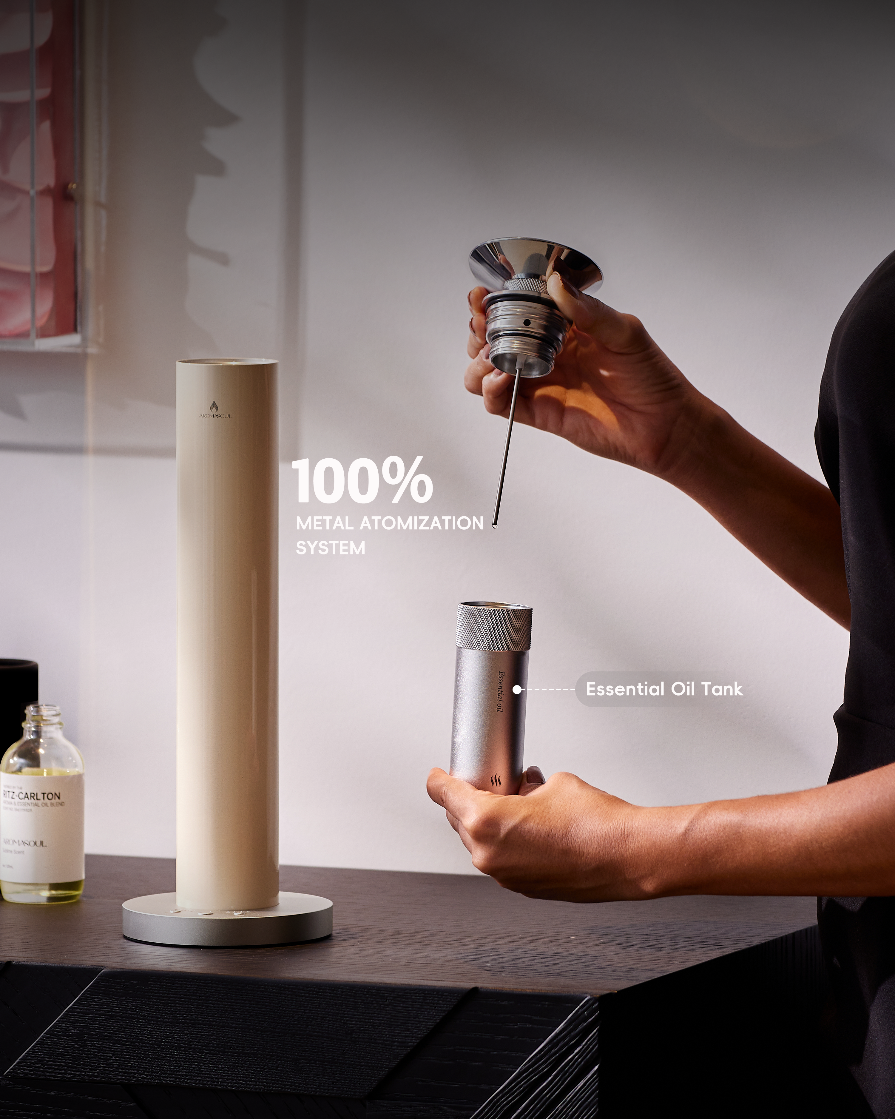 AROMASOUL Diffuser A900S in Cream - AROMASOUL