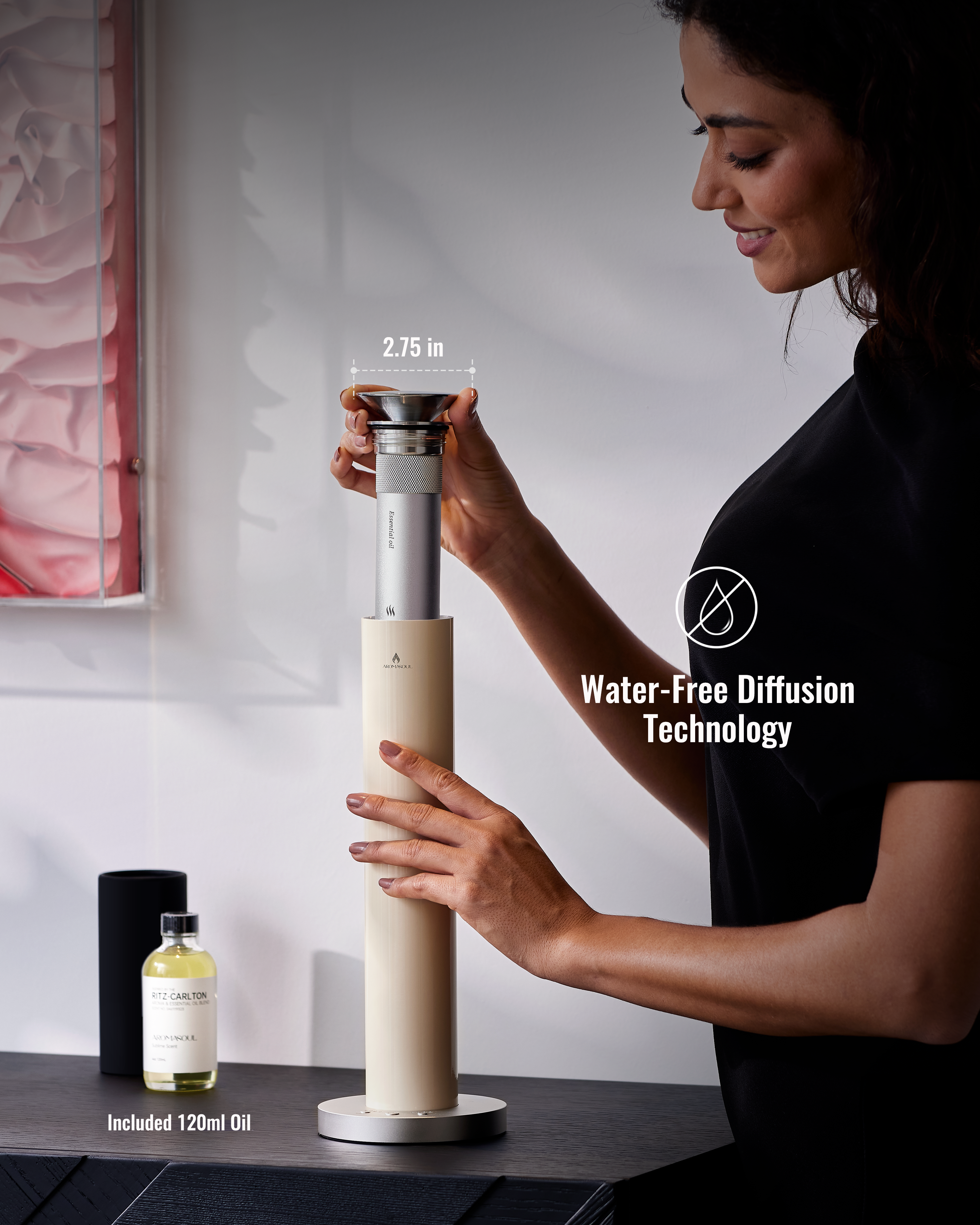 AROMASOUL Diffuser A900S in Cream - AROMASOUL