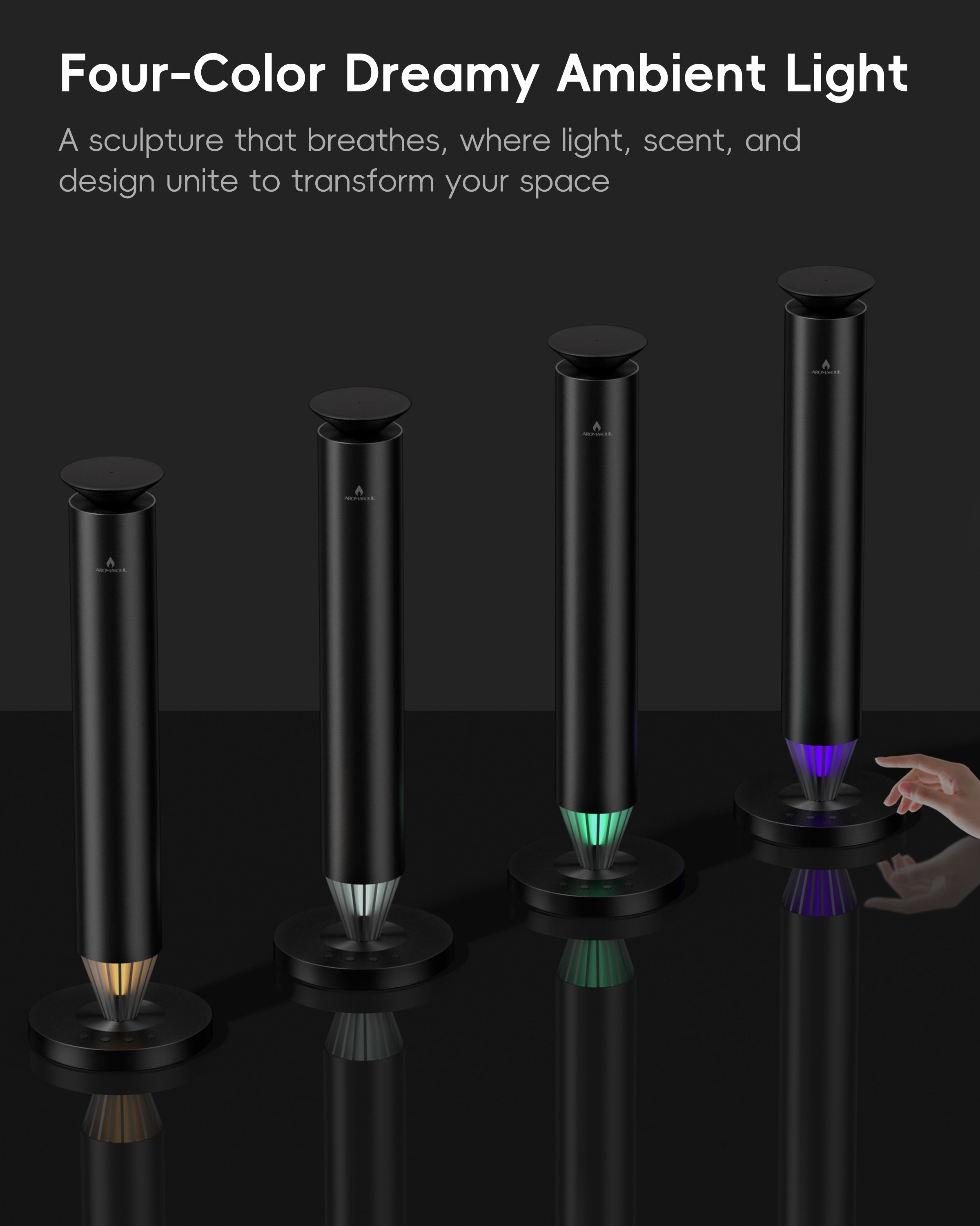 AROMASOUL Diffuser V900S Black