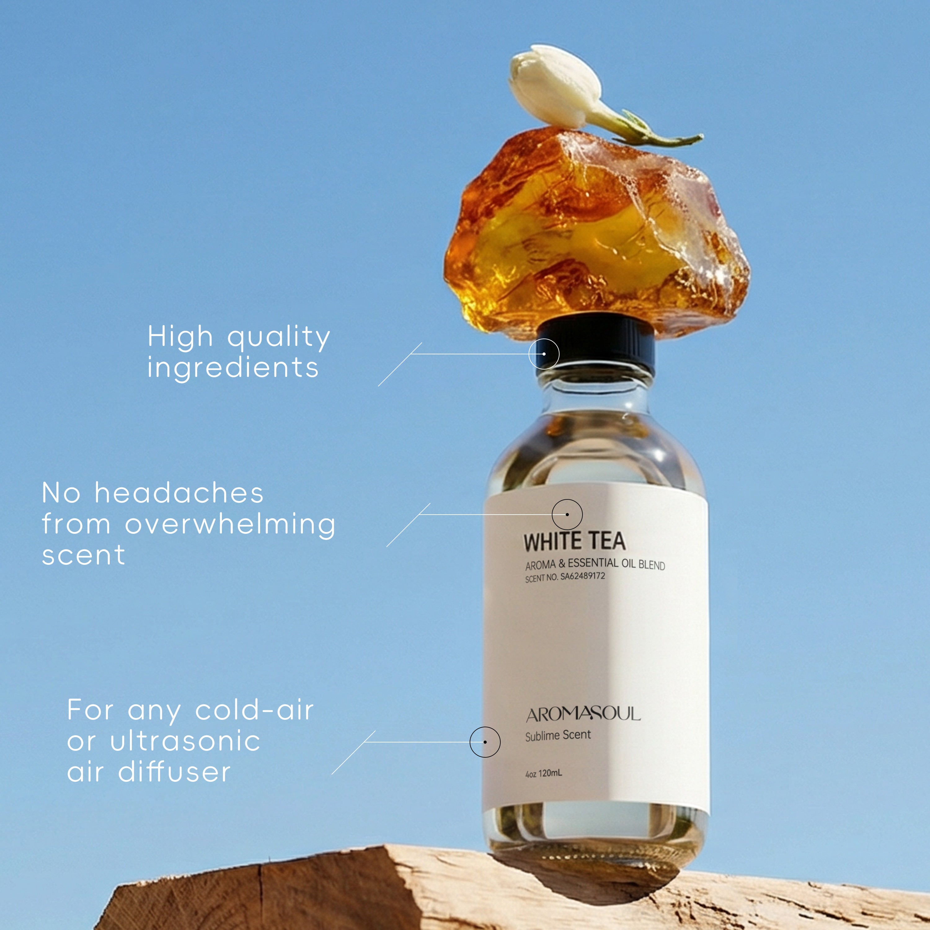 White Tea Aroma Essential Oil Blend Sublime Scent