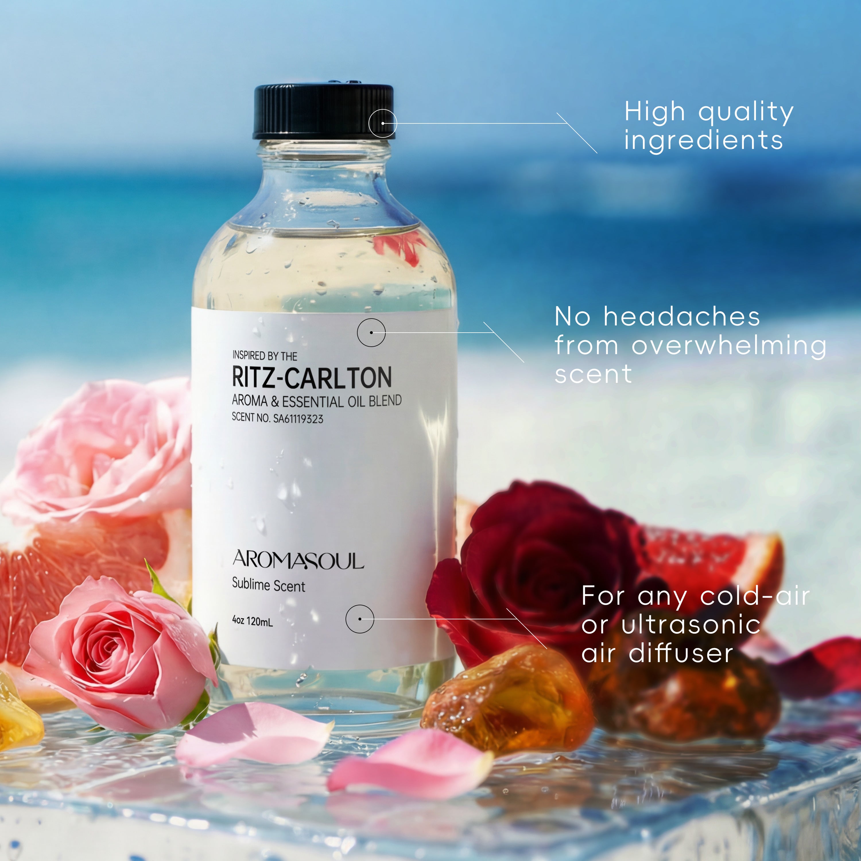 Hotel Diffuser Oil Inspired by Ritz-Carlton Hotel Scent - AROMASOUL