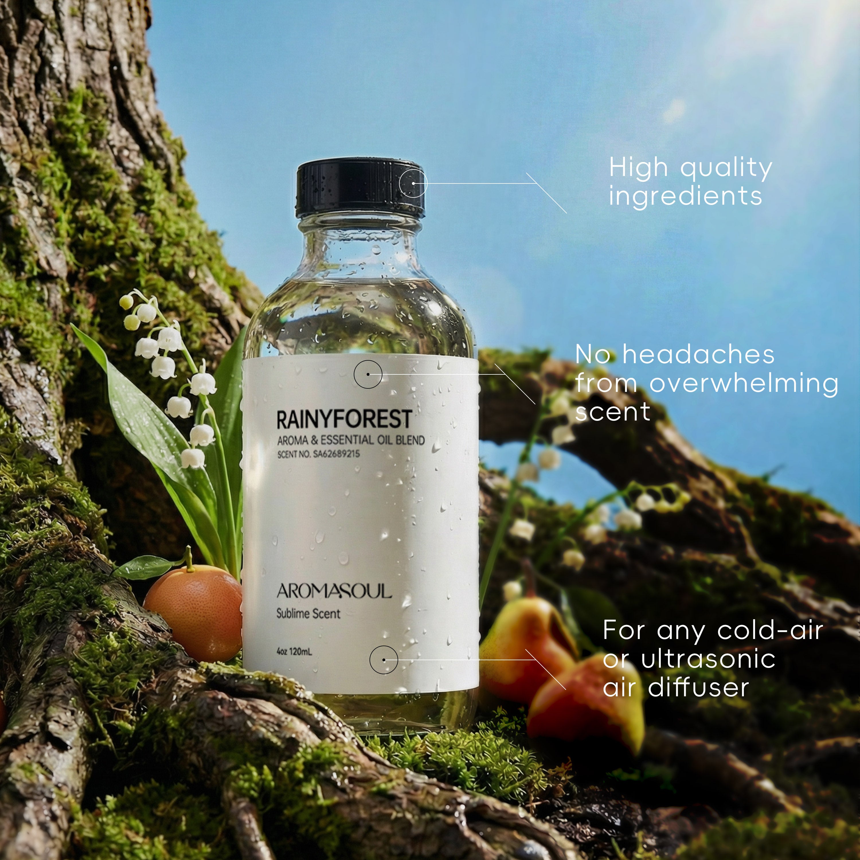 Essential Oil Inspired by RainyForest Essential - AROMASOUL