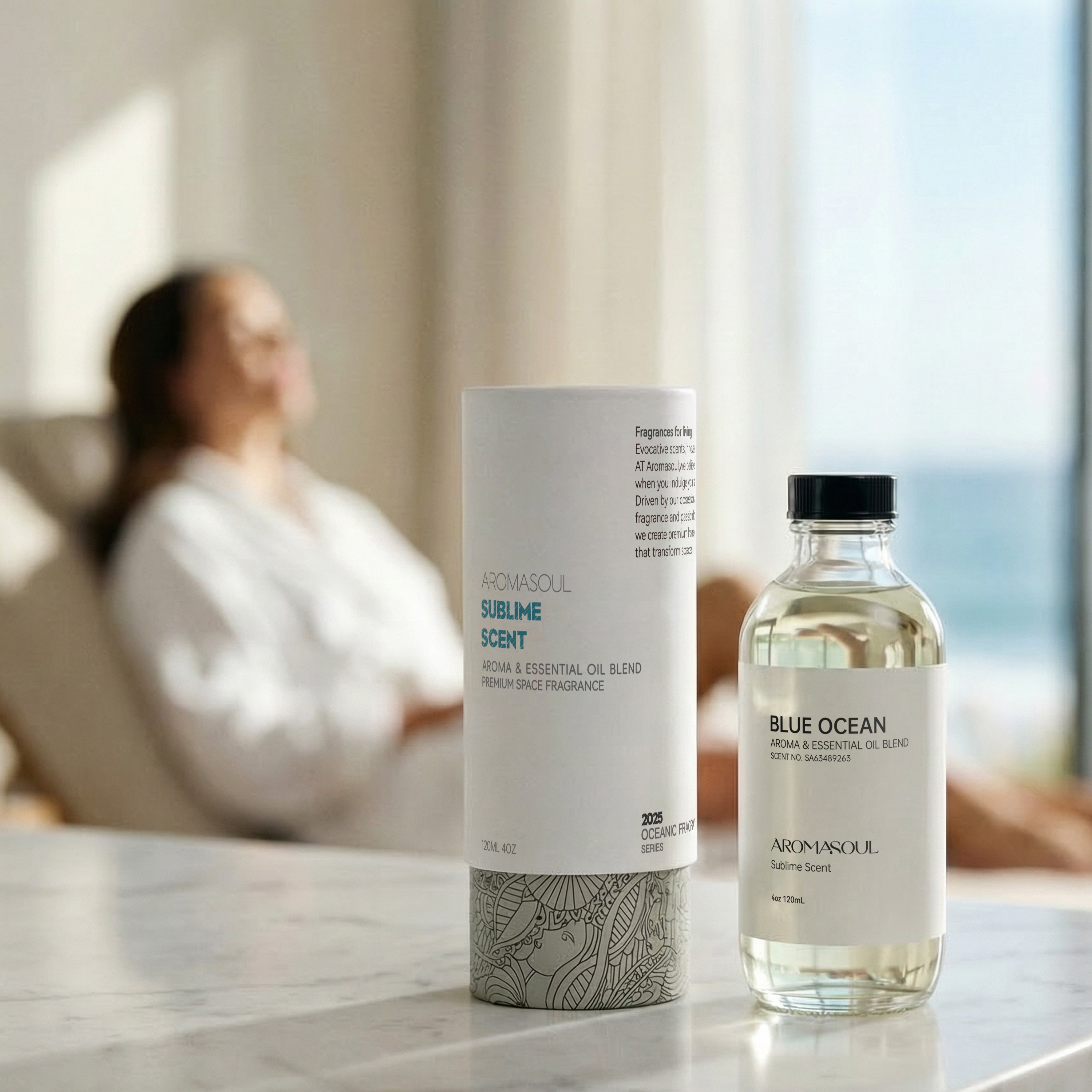 Essential Oil Inspired by Blue Ocean - AROMASOUL
