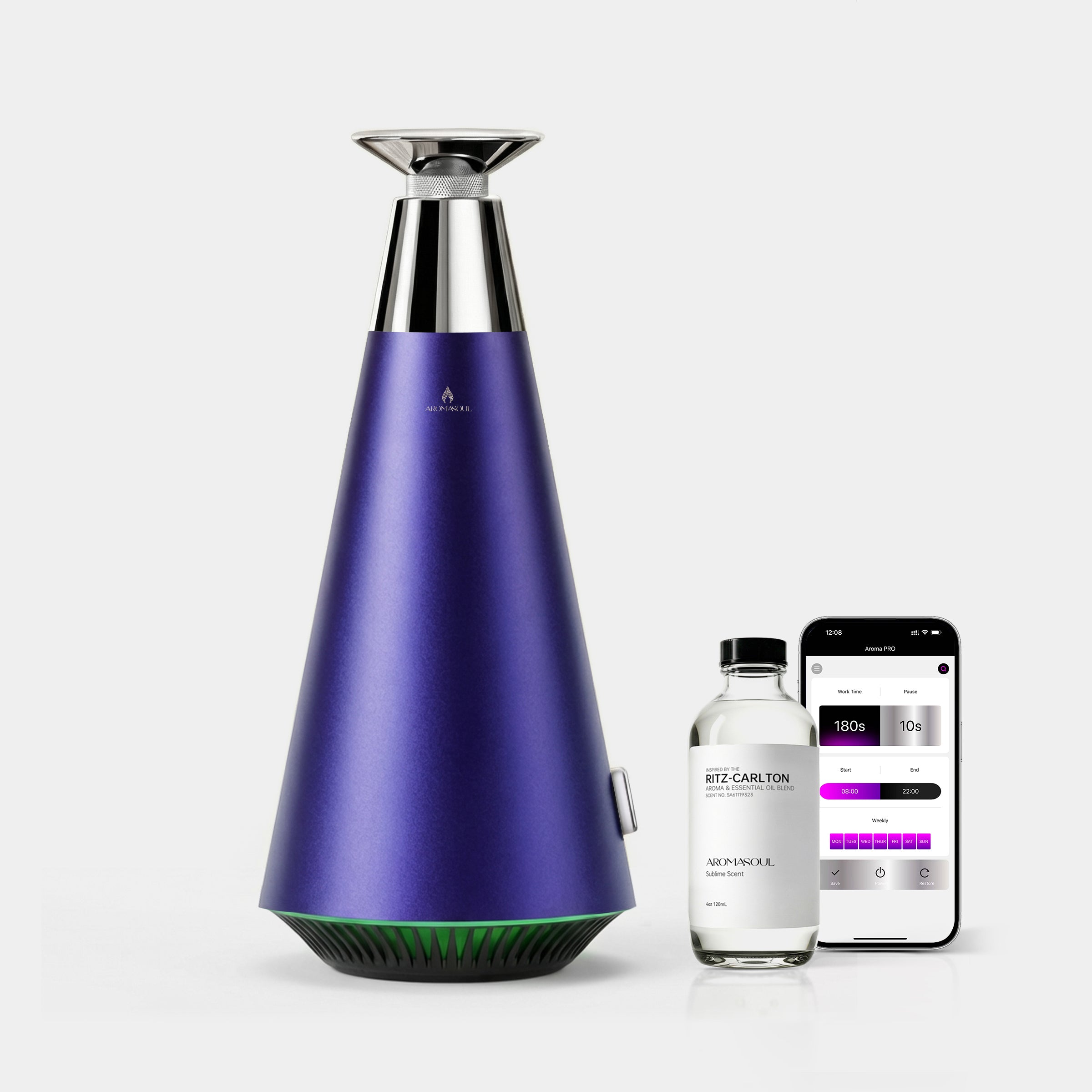 AROMASOUL Diffuser i7 Silver - AROMASOUL