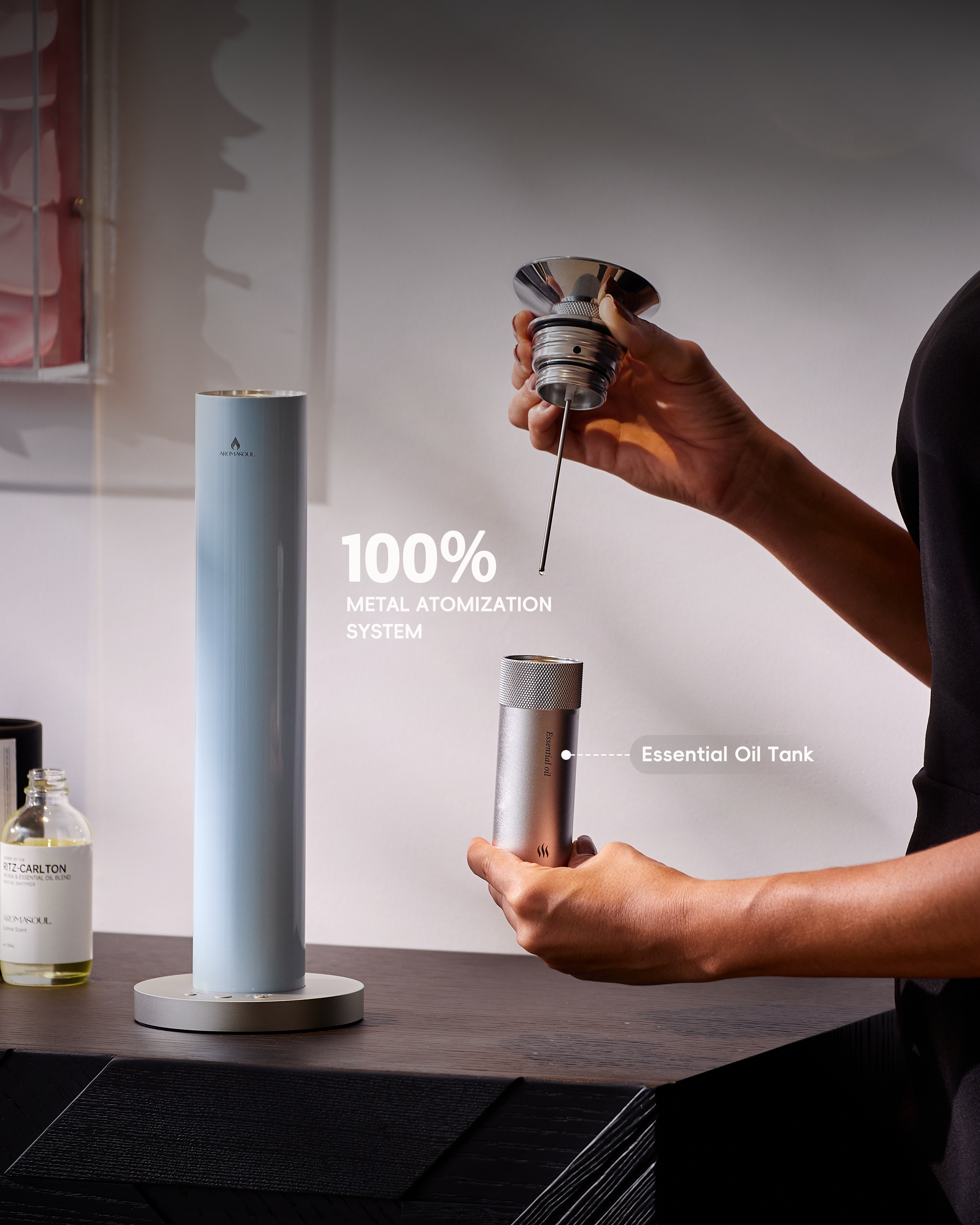 AROMASOUL Diffuser A900S in Pastel Blue - AROMASOUL