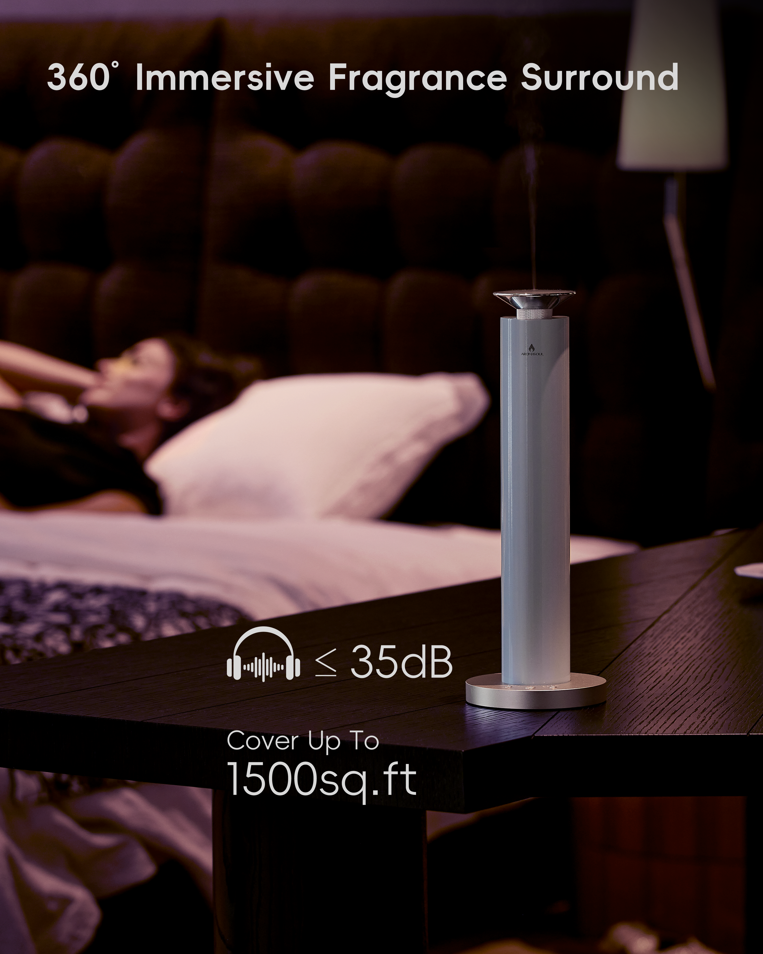 AROMASOUL Diffuser A900S in Pastel Blue - AROMASOUL