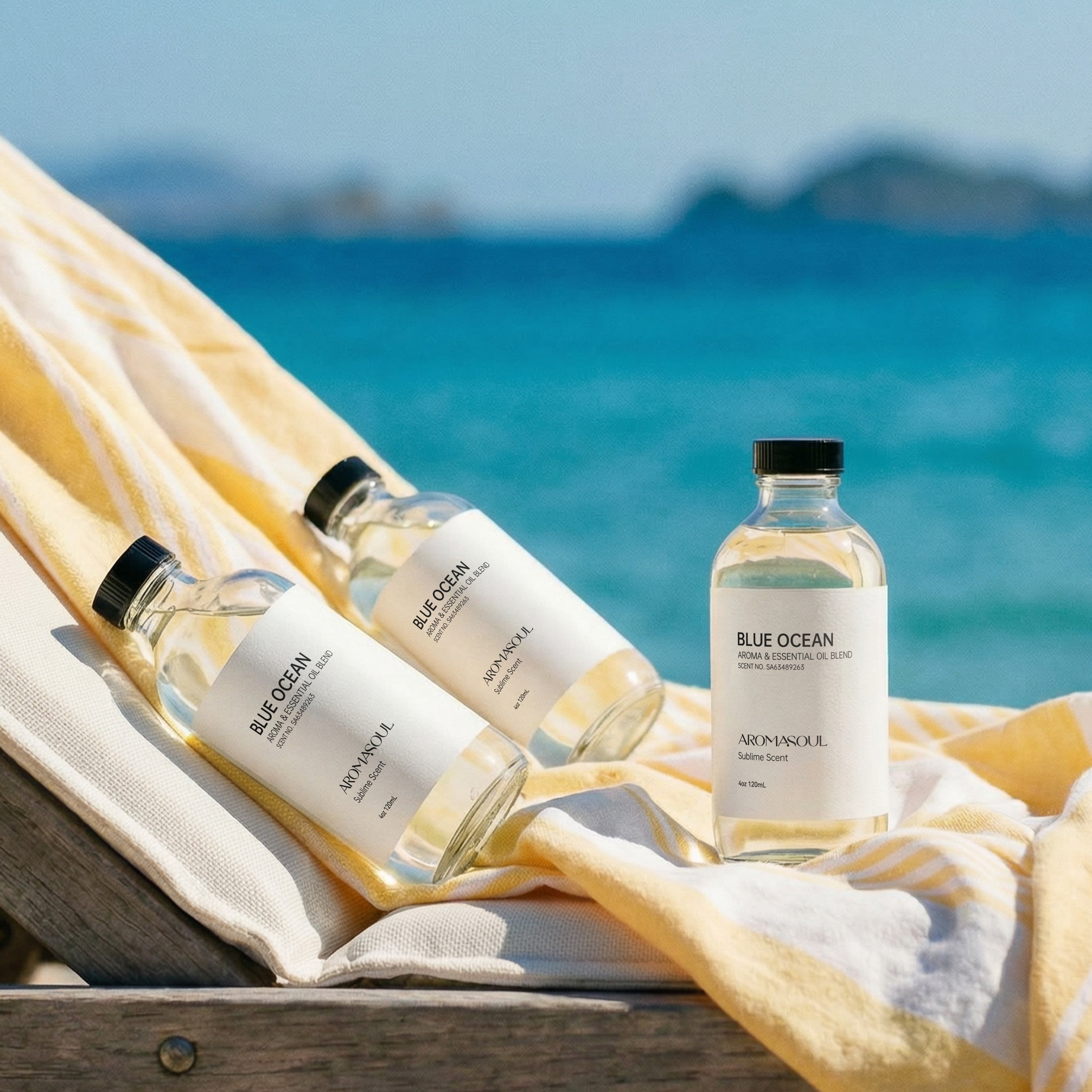 Essential Oil Inspired by Blue Ocean - AROMASOUL